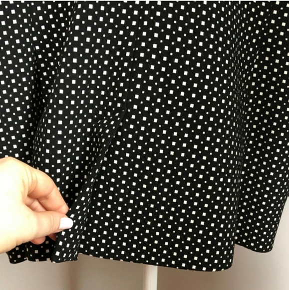 Lane Bryant Black & White Polka Dot Blazer, 26 - Picture 7 of 11